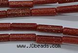 CTB328 15.5 inches 4*13mm tube goldstone beads wholesale