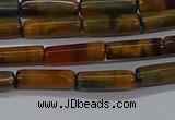 CTB352 15.5 inches 4*13mm tube tiger eye beads wholesale