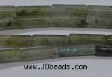 CTB353 15.5 inches 4*13mm tube labradorite beads wholesale