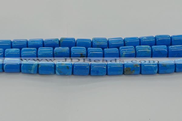 CTB538 15.5 inches 10*13mm triangle turquoise beads wholesale