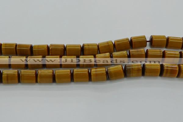 CTB540 15.5 inches 10*13mm triangle golden tiger eye beads wholesale