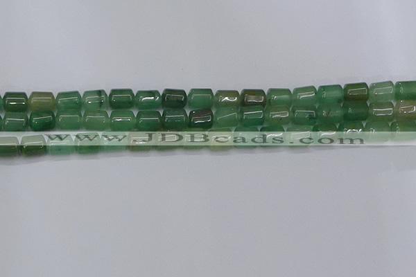 CTB705 15.5 inches 6*8mm tube green aventurine beads wholesale