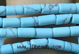 CTB805 15.5 inches 2*4mm tube turquoise beads wholesale