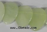 CTD05 Top drilled 22*30mm flat teardrop New jade beads