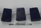 CTD1589 Top drilled 13*18mm trapezoid lapis lazuli gemstone beads