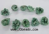 CTD1685 Top drilled 15*25mm - 30*35mm nuggets druzy agate beads