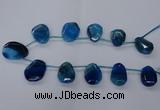 CTD2568 15.5 inches 18*25mm - 30*40mm freeform agate beads