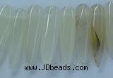 CTD2678 Top drilled 8*25mm - 10*50mm bullet agate beads wholesale