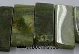 CTD2693 Top drilled 16*22mm - 16*55mm rectangle agate beads