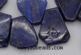 CTD308 Top drilled 15*20mm - 20*25mm freeform lapis lazuli beads