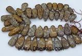 CTD3597 Top drilled 10*22mm - 20*45mm freeform opal gemstone beads