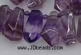 CTD3621 Top drilled 9*18mm - 16*30mm faceted nuggets ametrine beads