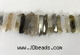 CTD3731 Top drilled 8*20mm - 10*50mm sticks agate gemstone beads