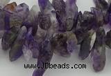 CTD424 Top drilled 4*8mm - 6*15mm nuggets amethyst beads