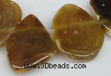 CTD611 Top drilled 25*30mm - 34*45mm freeform agate gemstone beads