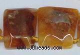 CTD662 Top drilled 25*30mm - 30*40mm freeform agate beads