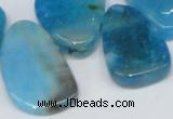 CTD689 Top drilled 18*25mm - 28*40mm freeform agate gemstone beads