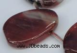 CTD700 Top drilled 30*40mm freeform agate gemstone beads