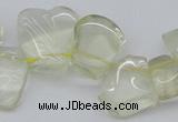 CTD824 Top drilled 15*20mm - 20*25mm freeform lemon quartz beads