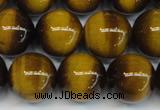 CTE1231 15.5 inches 16mm round A grade yellow tiger eye beads