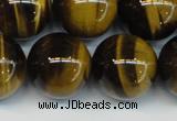 CTE1253 15.5 inches 12mm round AAA grade yellow tiger eye beads