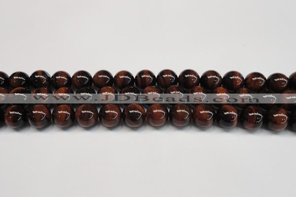 CTE1278 15.5 inches 10mm round A grade red tiger eye beads