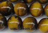 CTE1313 15.5 inches 12mm round B grade yellow tiger eye beads