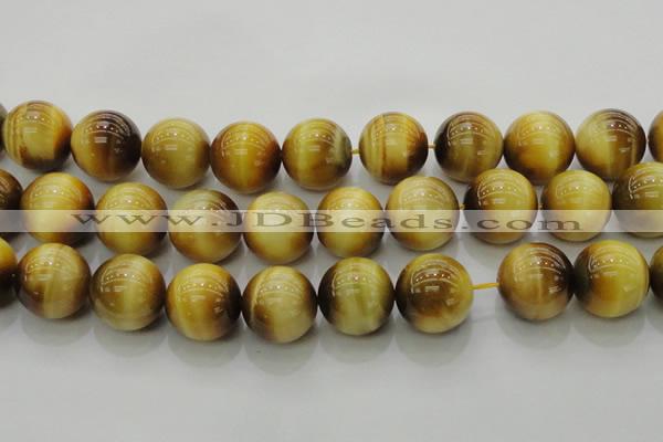 CTE1408 15.5 inches 20mm round golden tiger eye beads wholesale