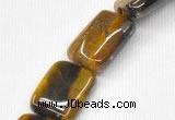 CTE15 15.5 inches 22*30mm rectangle yellow tiger eye beads