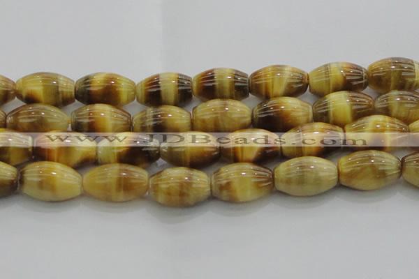 CTE1520 15.5 inches 15*20mm rice golden tiger eye beads wholesale