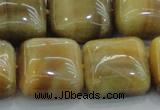 CTE1531 15.5 inches 20*20mm square golden tiger eye beads wholesale