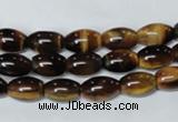 CTE159 15.5 inches 10*14mm rice yellow tiger eye gemstone beads