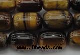 CTE1596 15.5 inches 12*16mm drum yellow tiger eye beads