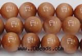 CTE1652 15.5 inches 8mm round sun orange tiger eye beads