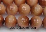 CTE1654 15.5 inches 12mm round sun orange tiger eye beads