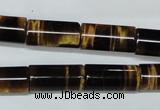 CTE166 15.5 inches 10*20mm column yellow tiger eye gemstone beads