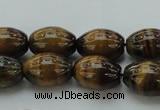 CTE1700 15.5 inches 10*14mm rice yellow tiger eye beads