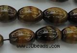 CTE1702 15.5 inches 13*18mm rice yellow tiger eye beads