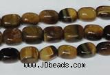 CTE173 15.5 inches 6*9mm nuggets yellow tiger eye gemstone beads