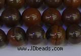 CTE1783 15.5 inches 10mm round yellow iron tiger beads wholesale