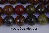 CTE1792 15.5 inches 8mm round red iron tiger beads wholesale