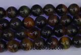 CTE1800 15.5 inches 4mm round blue iron tiger beads wholesale