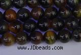 CTE1801 15.5 inches 6mm round blue iron tiger beads wholesale