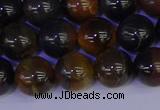 CTE1804 15.5 inches 12mm round blue iron tiger beads wholesale