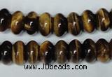 CTE196 15.5 inches 7*12mm rondelle yellow tiger eye gemstone beads