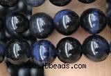 CTE2029 15.5 inches 6mm round blue tiger eye gemstone beads