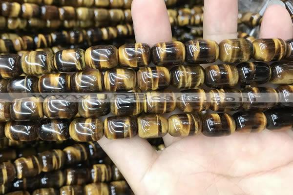 CTE2059 15.5 inches 10*14mm drum yellow tiger eye gemstone beads