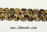 CTE2131 15.5 inches 13*18mm oval yellow tiger eye beads