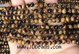 CTE2146 15.5 inches 5mm round yellow tiger eye beads wholesale