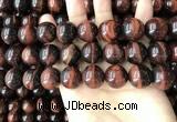 CTE2187 15.5 inches 18mm round red tiger eye gemstone beads